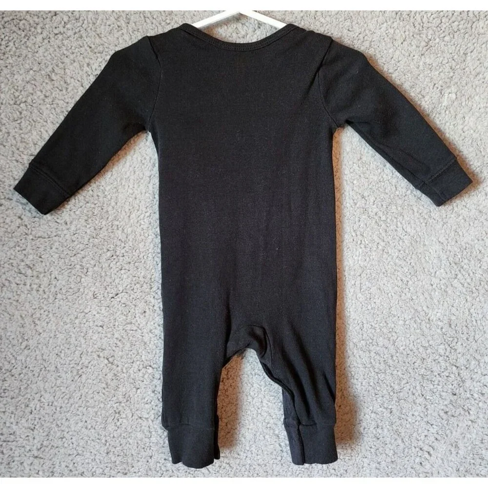 Carter's Baby Halloween‎ Black Skeleton Bones One Piece Costume Baby Size 6M